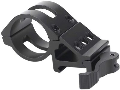 #ad Weapon Light Mount Offset Flashlight Holder For Picatinny Gun Tactical LED Torch