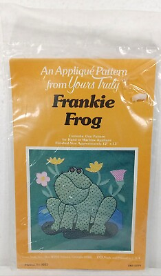#ad Yours Truly Patterns Vintage Frankie Frog