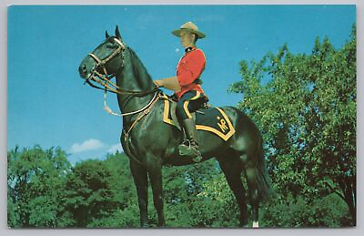 #ad #ad Animal Royal Canadian Mounted Police In Canada Vintage Postcard