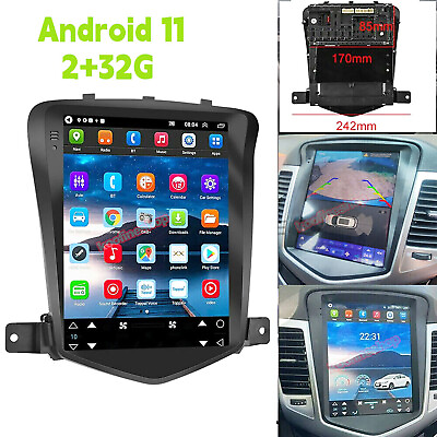 #ad For 2009 15 Chevy Cruze GPS Navi Android 12.0 Car Radio Stereo WiFi Player 32GB