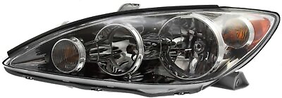 #ad Halogen Headlight For 2005 2006 Toyota Camry LE XLE Models Chrome Interior Left