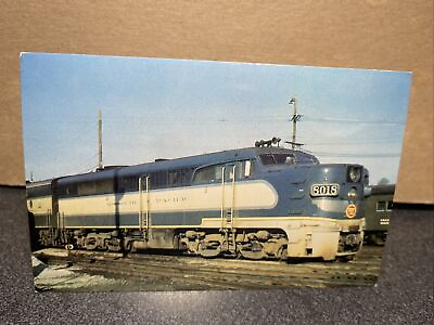 #ad Missouri Pacific Railroad Alco PA Unit #8018 Locomotive Kansas City Postcard