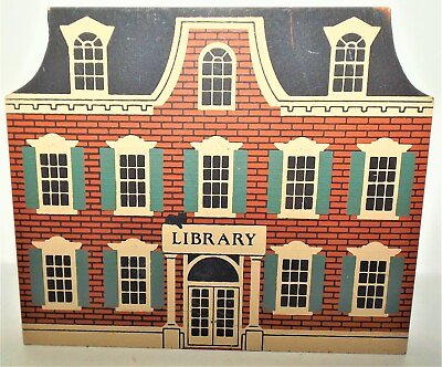 #ad The Cat#x27;s Meow Main Street Series Franklin Library Shelf Sitter