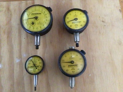 #ad #ad Lot of 4 Federal dial indicators used .