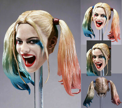 #ad 1 6 Harley Quinn Head Sculpt Suicide Squad Fr 12#x27;#x27; PHICEN Hot Toys Female Figure