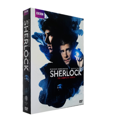#ad SHERLOCK the Complete Series Seasons 1 4 DVD 9 Disc Box Set NEW Region 1