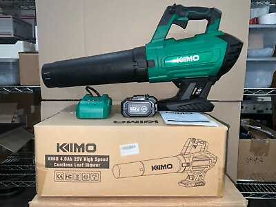 #ad Cordless Leaf Blower KIMO 400CFM 150MPH Battery Powered Blower NEW