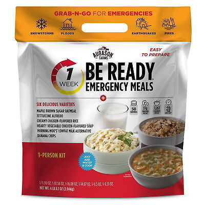 #ad Augason Farms BE READY 1 Week 1 Person Emergency Food Supply Survival