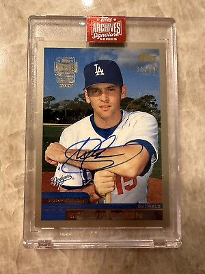 #ad 2023 Topps Archives Signature Series Topps 2000 SHAWN GREEN 69 Auto Dodgers 410