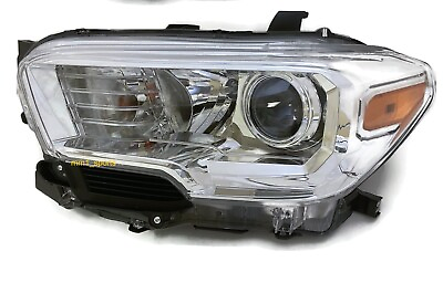 #ad DRIVER#x27;S SIDE HEADLIGHT FOR FITS 2016 2019 TOYOTA TACOMA CLEAR SR SR 5 NON LED