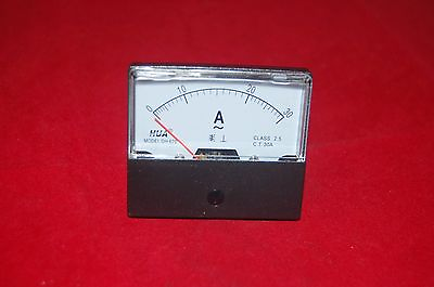 #ad 1PC AC 0 30A Analog Ammeter Panel AMP Current Meter 60*70MM No Need Shunt