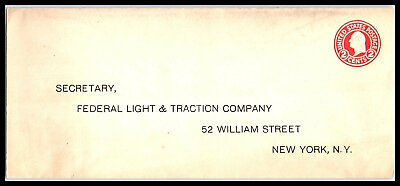US Cover Federal Light amp; Traction Company New York NY S9
