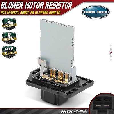 #ad Blower Motor Resistor for Hyundai Elantra Sonata Santa Fe Kia Forte Koup Optima