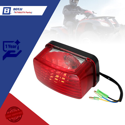 #ad For Yamaha Banshee Blaster Rear Taillight Lens Bulb 02 06 Red Brake Light