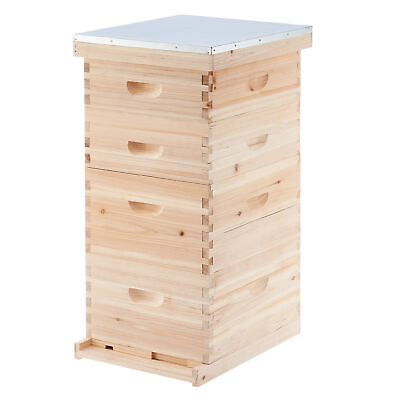 #ad Langstroth Beehive Kit 40 Frame Box with 20 Deep amp; 20 Medium Frames