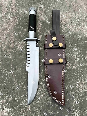 #ad Custom D2 Steel Hunting Knife Commando Knife Tactical Outdoor Survival Knife