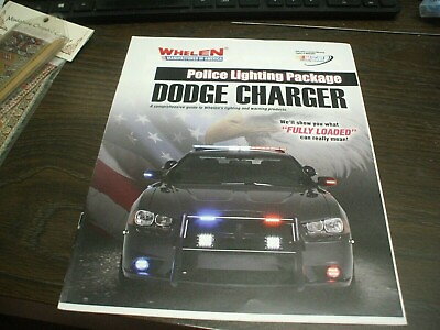 #ad 2014 WHELEN POLICE LIGHTING PACKAGE DODGE CHARGER Catalog Brochure