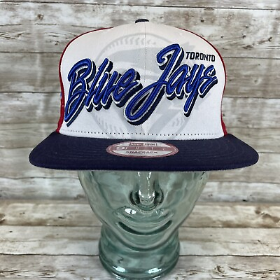 #ad Toronto Blue Jays MLB Snapback New Era 9fifty Brand New Hat Red White Blue
