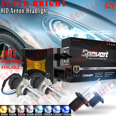 #ad 55W Xenon HID Kit Car Headlight H1 H3 H4 H11 9005 9006 Hi Lo Beam Bulbs Ballasts