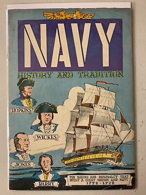 #ad Navy History and Tradition #1772 first issue 4.0 1958