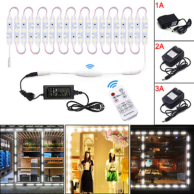 #ad 10ft 100ft Waterproof 5730 SMD 3 LED Module Light Store Front Window Sign Lamp