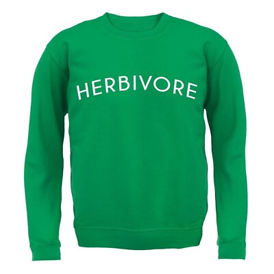 #ad Herbivore Kids Hoodie Sweater Plant Based Vegan Vegetarian Plants