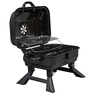 #ad Portable Tabletop BBQ Charcoal Grill