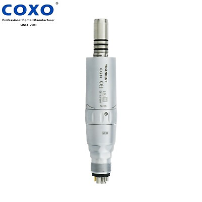 #ad COXO Dental E type Fiber Optic LED Air Motor 6Hole Low Speed Handpiece 3C NSK