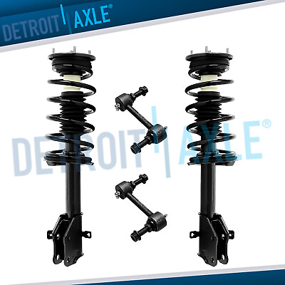 #ad Front Struts w Coil Spring Sway Bars Kit for 2011 2014 Ford Edge Lincoln MKX