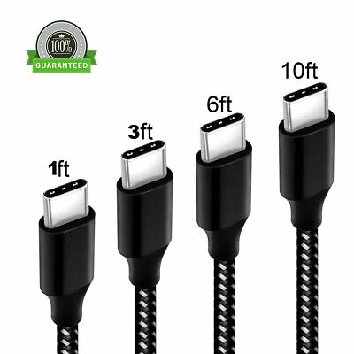 #ad Heavy Duty Charging Phone Cable Type C USB C For Samsung Android LG Charger