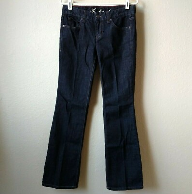 #ad Tommy Hilfiger Freedom Womens Jeans Size 6R Dark Wash Bootcut Flare Pockets