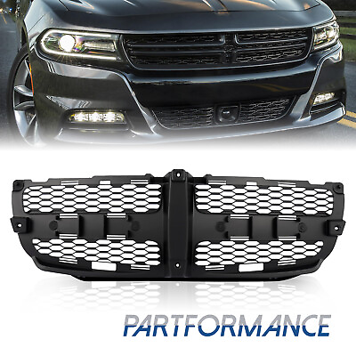 #ad Grille Insert Textured Black Plastic CH1200339 Grill For 2011 2014 Dodge Charger