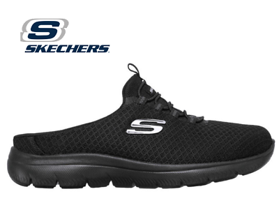 #ad #ad Skechers Summits Slip ON Swift Step Mule Sneaker Women#x27;s Size Color BLACK US