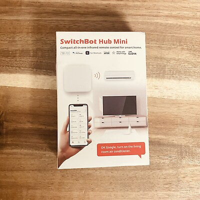 #ad SwitchBot Hub Mini Compact All in One Infrared Remote Control for Smart Home