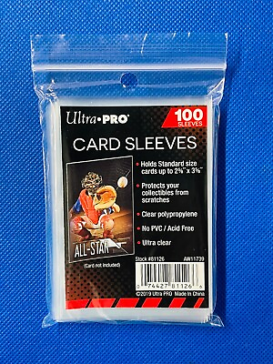 #ad Ultra Pro Soft Penny Card Sleeves 3x4 100 200 300 400 500 1000 5000 10000