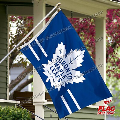 #ad #ad Toronto Maple Leafs 3x5 Ft Banner Flag Hockey Grommets New FREE SHIPPING