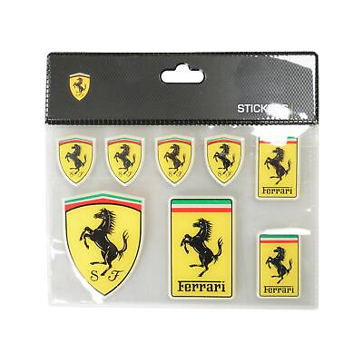 #ad Scuderia Ferrari Logo Sticker Set