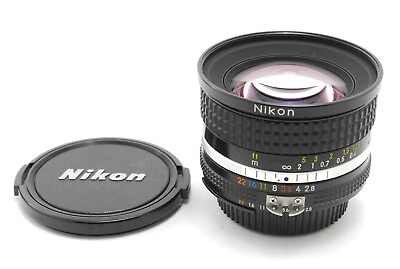 #ad 【MINT】 Nikon Nikkor Ais Ai s 20mm f 2.8 Wide Angle Camera Lens From JAPAN