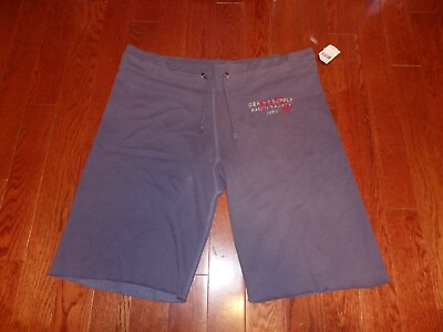 #ad NWT Men#x27;s Ralph Lauren Denim amp; Supply Blue Sweat Shorts Size XL Fit Like 2xl