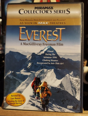#ad Everest DVD 1999 Liam Neeson George Harrison MacGillivray Freeman OOP