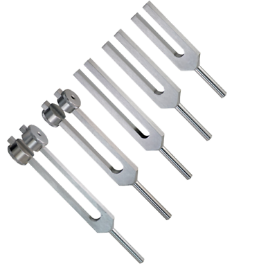 #ad Set of 5 Tuning Forks: C12825651210242056 Aluminum Alloy Premium