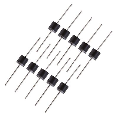 #ad 50pcs 10A10 1000V 10A High Voltage Rectifier Diode Rectifying Diodes