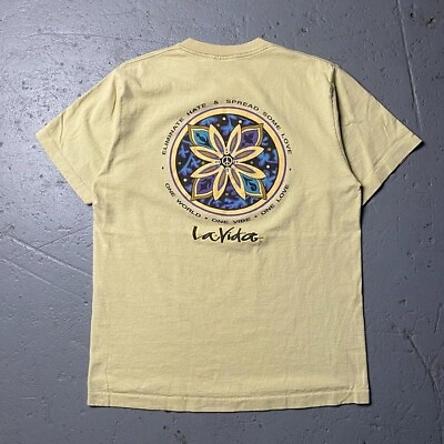 #ad Vintage 90s La Vida One Love Graphic T Shirt