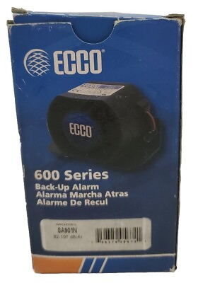 #ad Ecco Sa901n 600 Series Back Up Alarm Self Adjusting 82 To 107Db A New