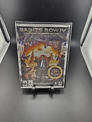 #ad Saints Row IV 4 National Treasure Edition PC DVD Rom Game NEW factory sealed