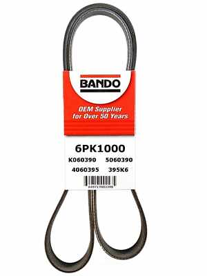 #ad Serpentine Belt Eng Code: N26B20A Bando 6PK1000