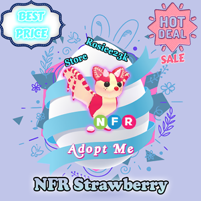 #ad NFR Strawberry Neon Fly Ride ADOPT from ME ✨CHEAP PRICE And TRUSTED ✨