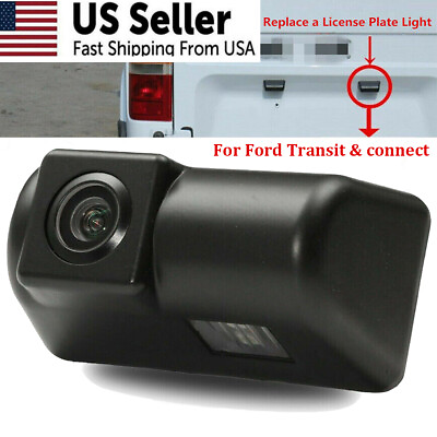 #ad HD Car Backup Parking Rear View License Plate Camera For Ford Transit Connect
