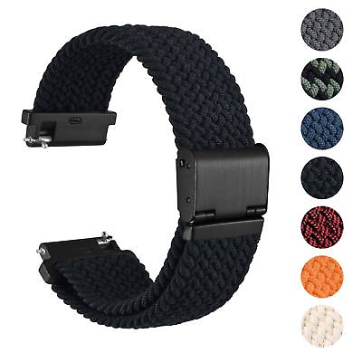 #ad Wocci Nylon Watch Band 16mm 18mm 19mm 20mm 21mm 22mm 24mm Replacement Straps
