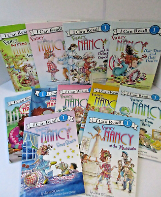 #ad Lot of 11 Fancy Nancy Level 1 books Jane O#x27;Connor I Can Read series Girls Phonic